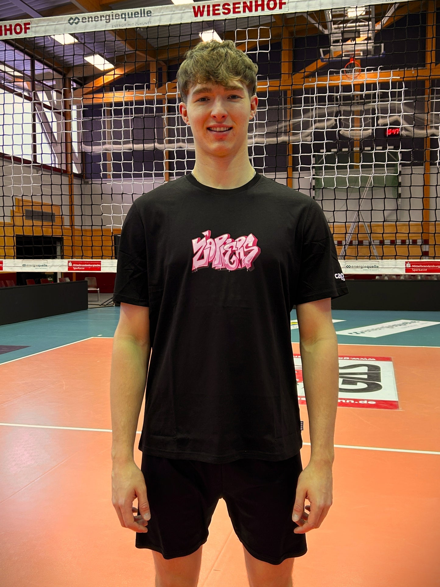 T-Shirt Schwarz mit Rückenprint