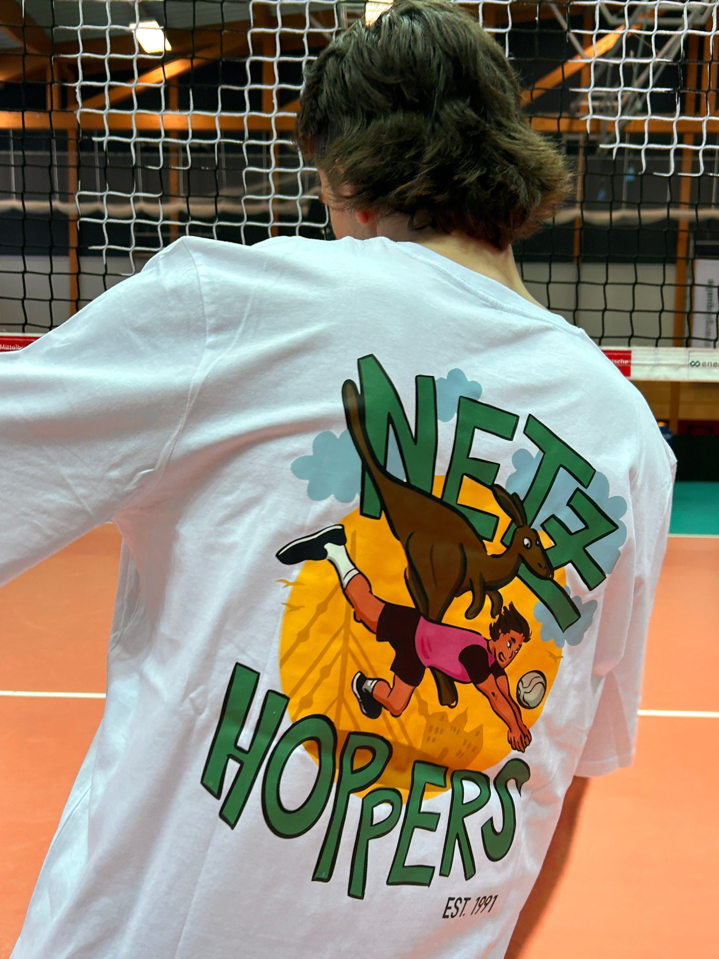 T-Shirt Weiß mit Rückenprint