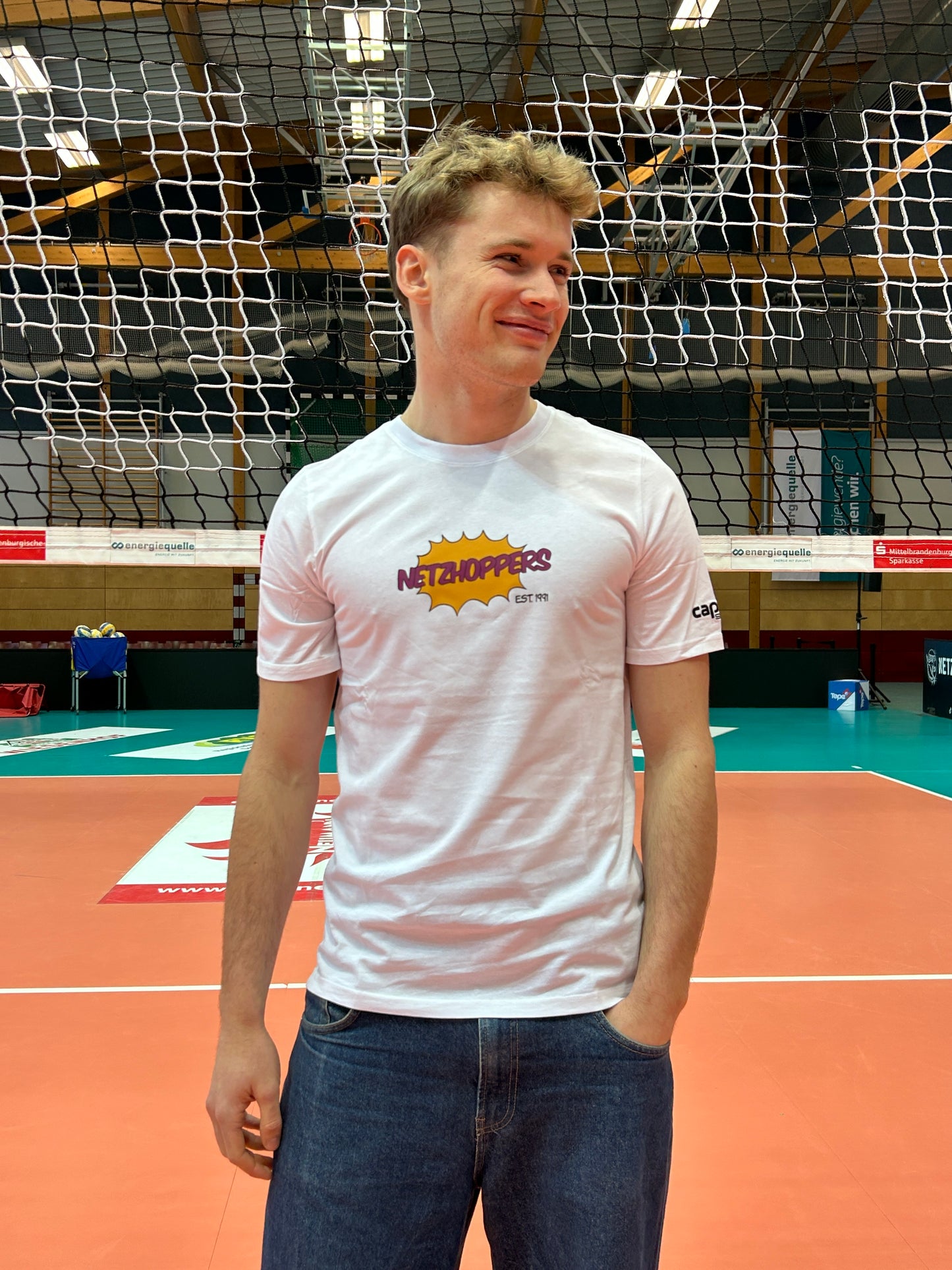T-Shirt Weiß mit Rückenprint