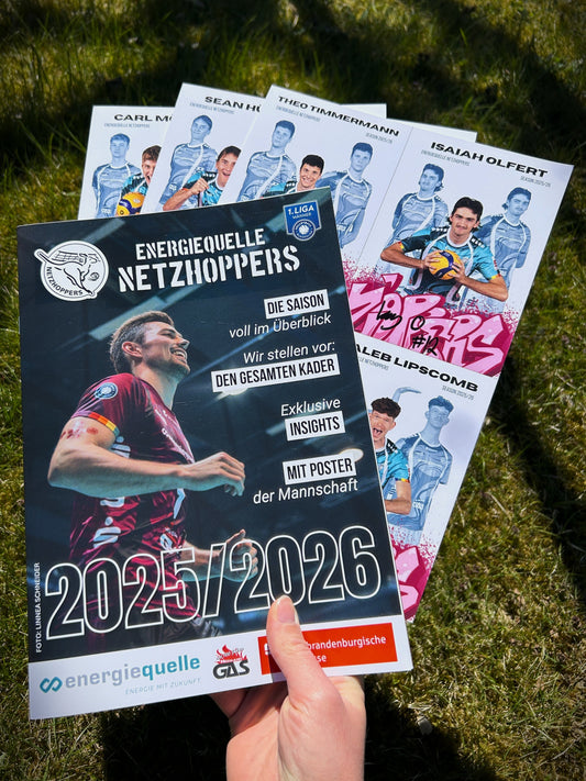 Autogrammkarten-Set, unterschrieben